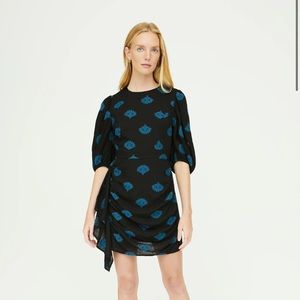 Rhode Pia Dress in Fan Clip Jacquard- WORN ONCE